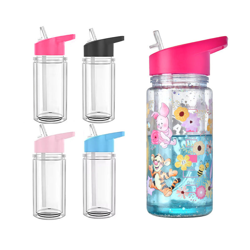 10oz Waterbottle Snowglobe - Acrylic