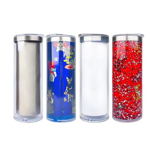 20oz Stainless Steel Snowglobe